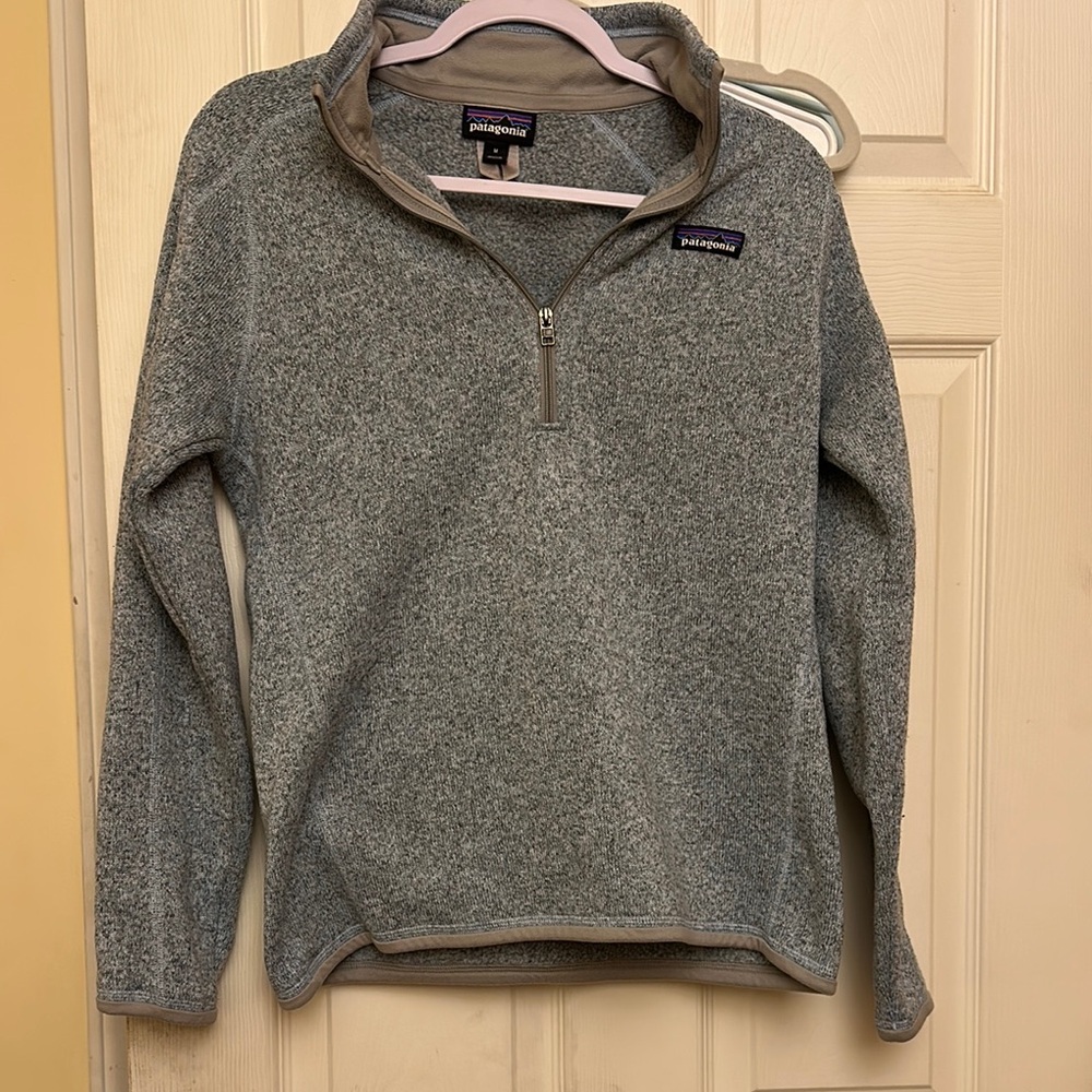 Patagonia Gray Cowl Neck Sweater Versatile and Cozy